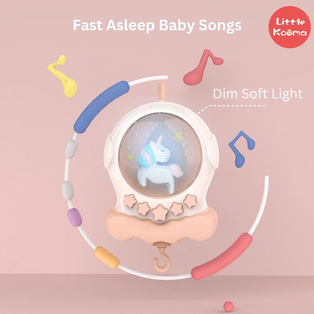 Baby Musical Crib Mobile with Night Lights and Rotation, Rattles, Comfort Toys for Newborn Infant Boys Girls Toddles - quixoticmuses