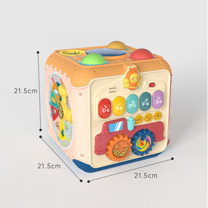 Huanger Baby Activity Box - 6 Sides Multi-Functional Early Educational Toy - quixoticmuses