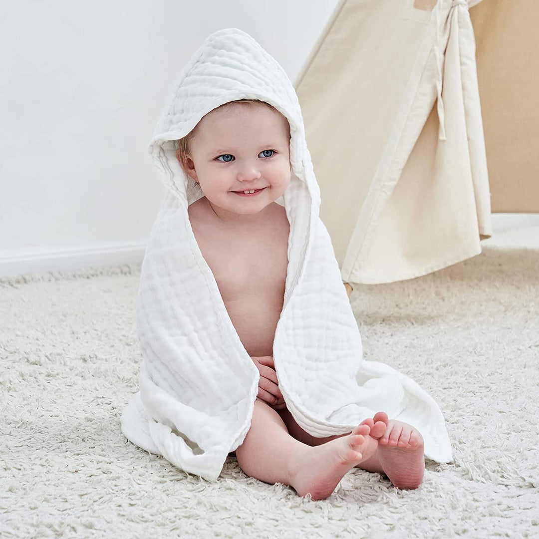 Bebe Comfort Baby Muslin Hooded Swaddle Blanket 76 x 76cm BC51511 - quixoticmuses