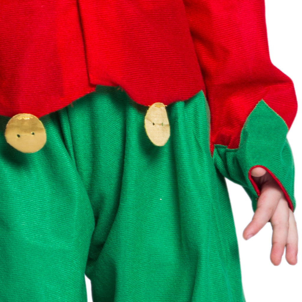 Kids Christmas Outfit Christmas Elf Red n Green Set - 1210 - quixoticmuses