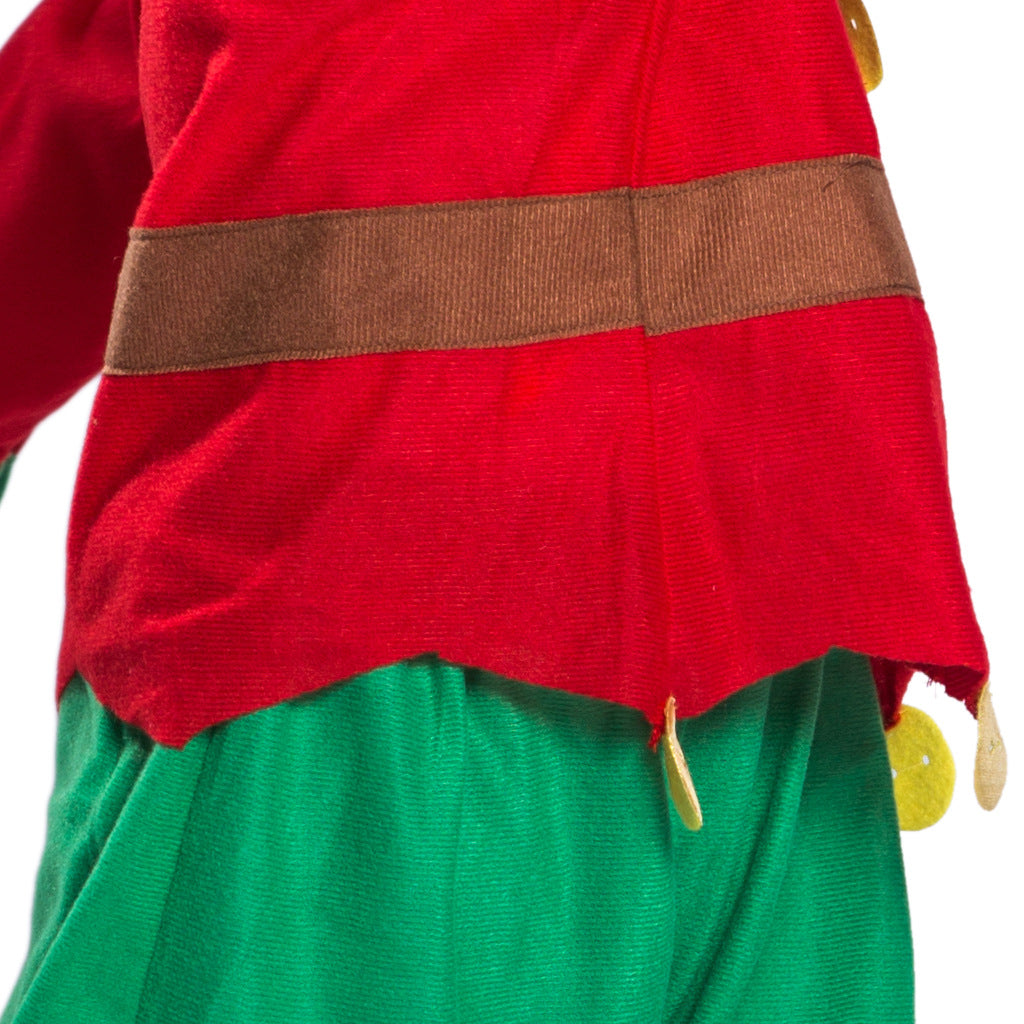 Kids Christmas Outfit Christmas Elf Red n Green Set - 1210 - quixoticmuses