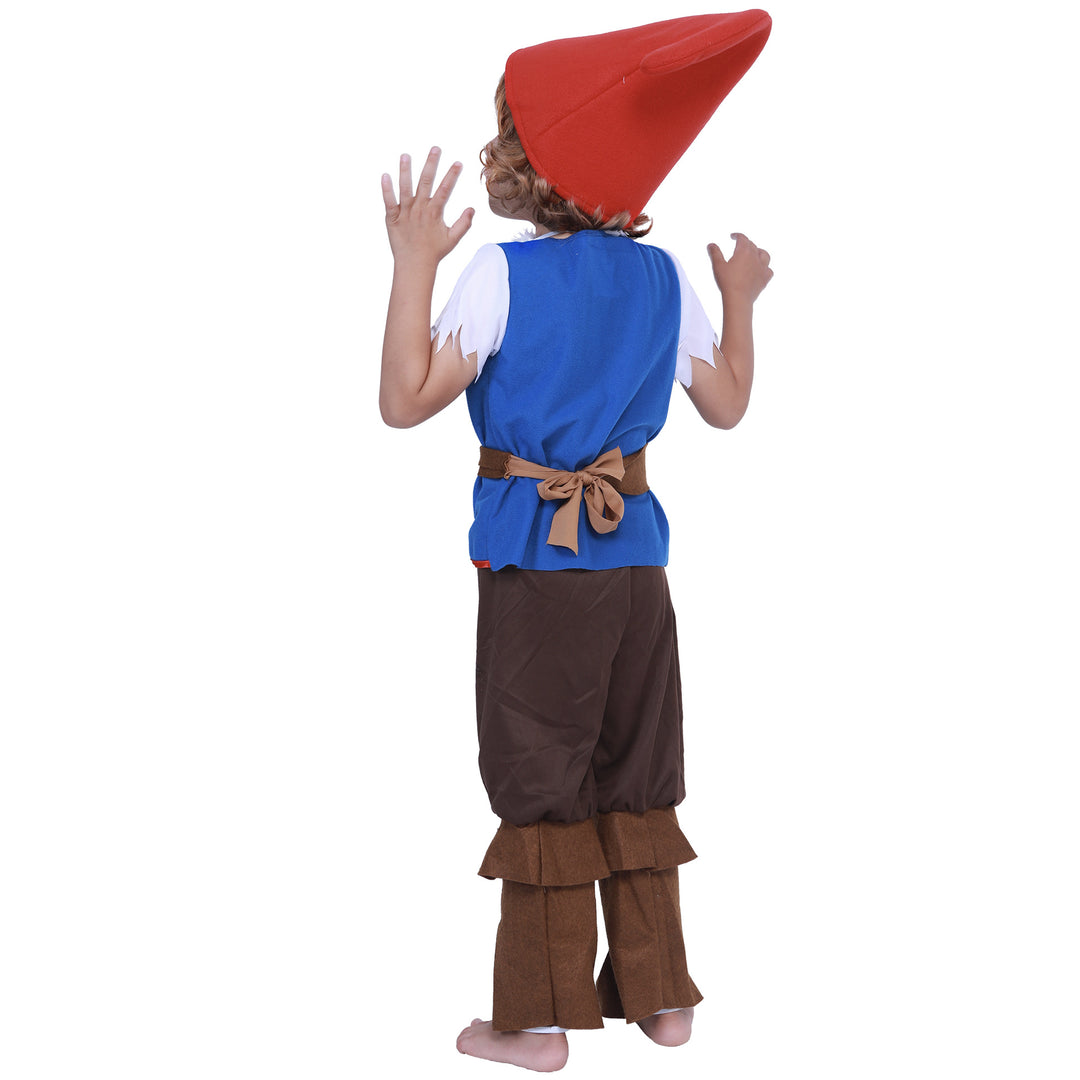 Kids Christmas Outfit Christmas Mushroom Elf Blue Set - 1210 - quixoticmuses