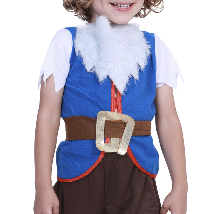 Kids Christmas Outfit Christmas Mushroom Elf Blue Set - 1210 - quixoticmuses