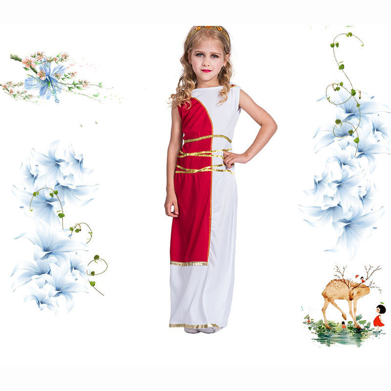 Kids Halloween Costume Greek Goddess FT20202 - quixoticmuses