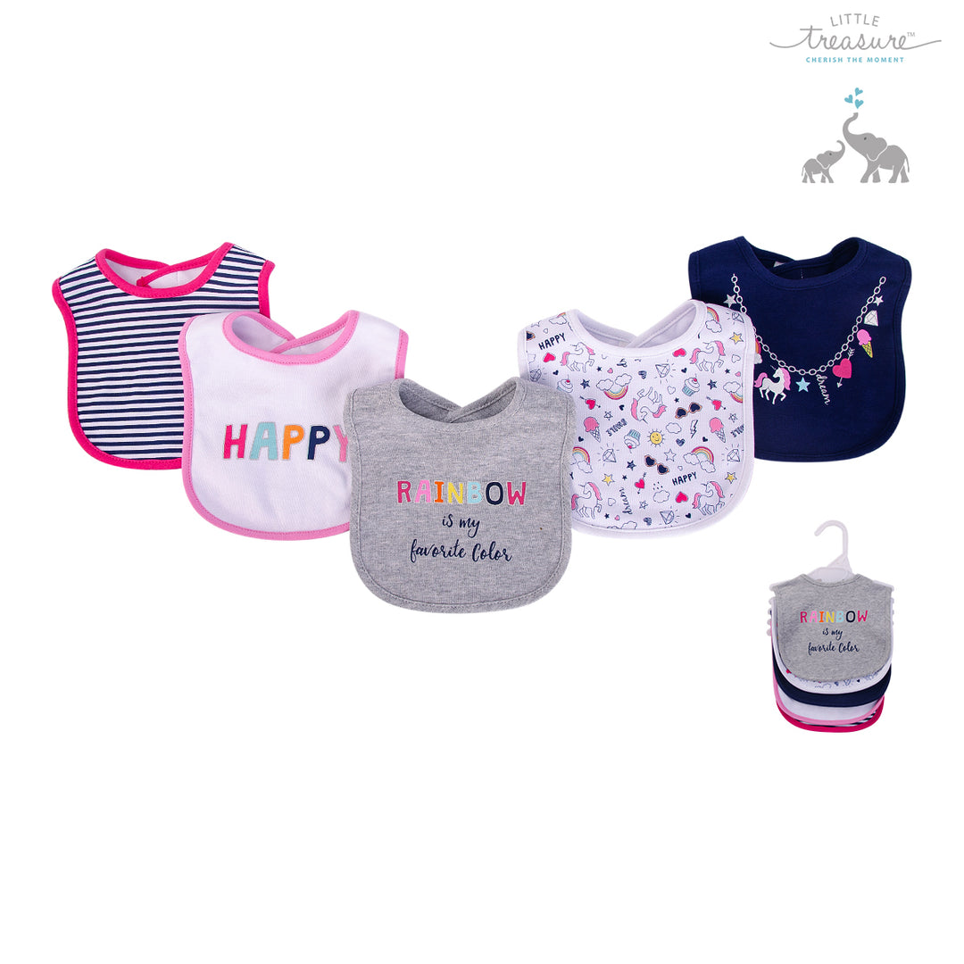 Baby 5pc Interlock Bibs 75514 - 0821 - quixoticmuses