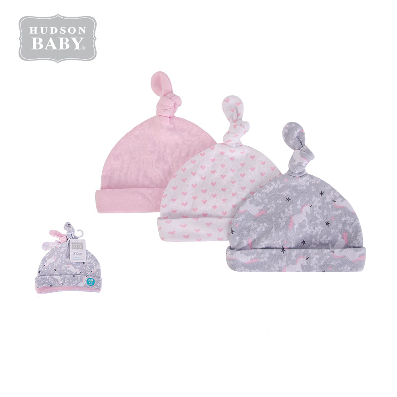 Baby Knot Beanie Hat 3 Pc 52306 - 1006 - quixoticmuses