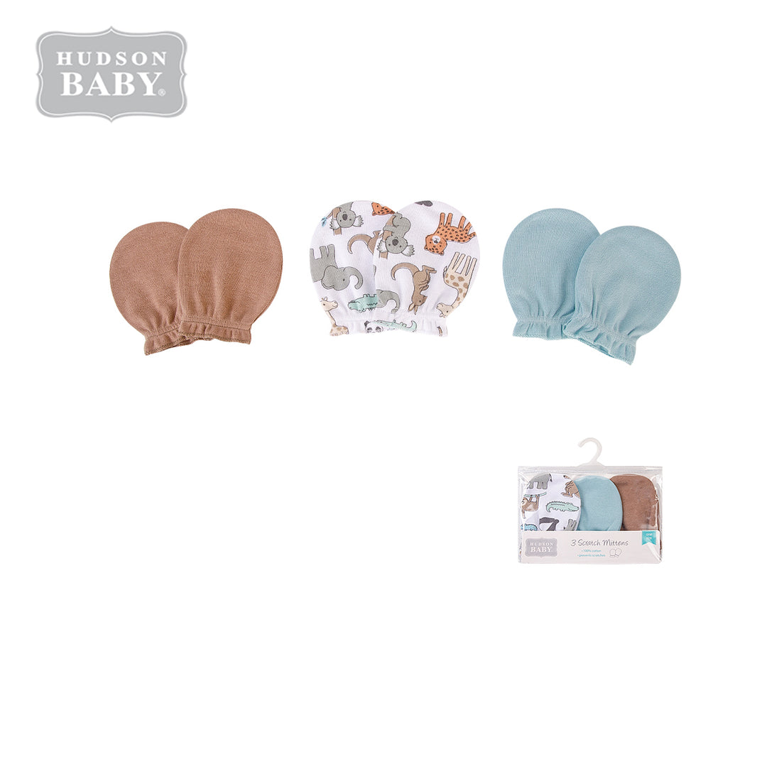 Baby Scratch Mittens Set 3 Pairs 00070CH - quixoticmuses