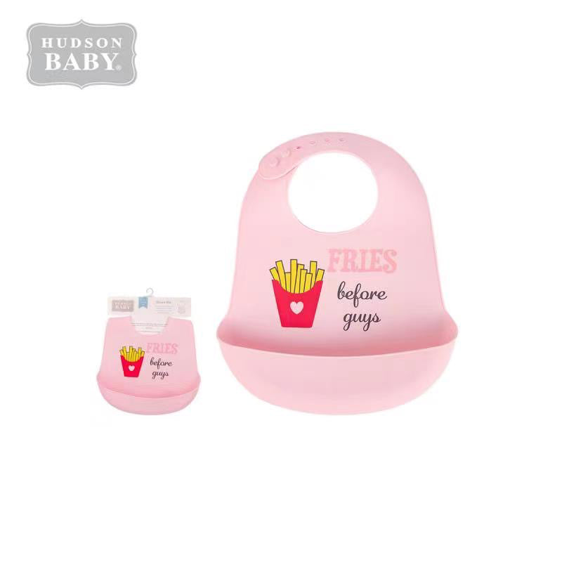 Baby Silicone Bib 01185CH FRIES BEFORE GUYS - quixoticmuses