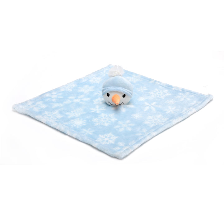 Personalised Customized Hudson Baby Plush Blanket With Snow Man 56527 - quixoticmuses