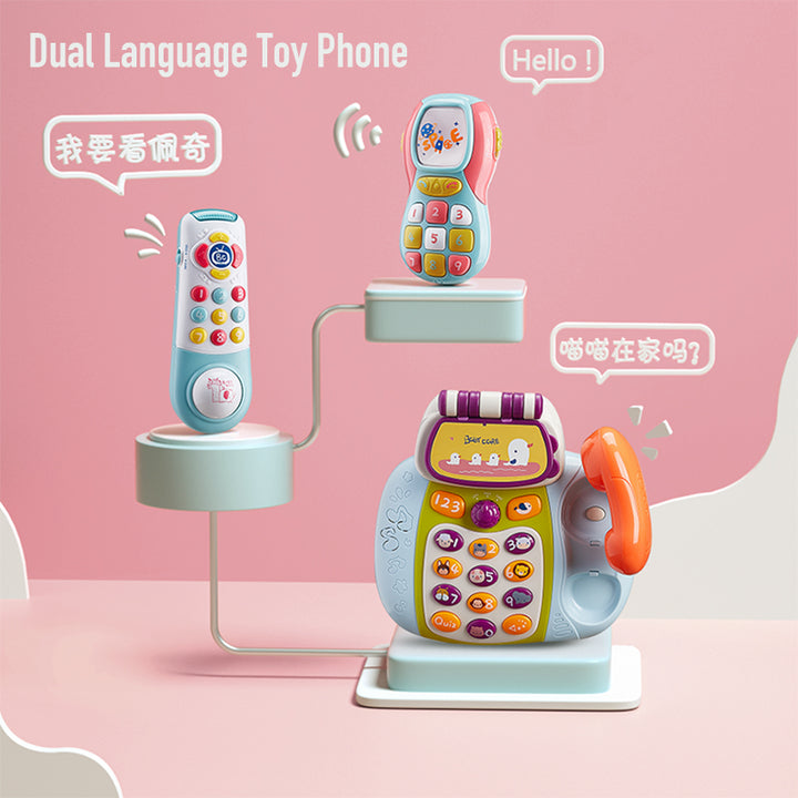 Babycare Baby Music Dual Language Toy, Early Education Toy - quixoticmuses