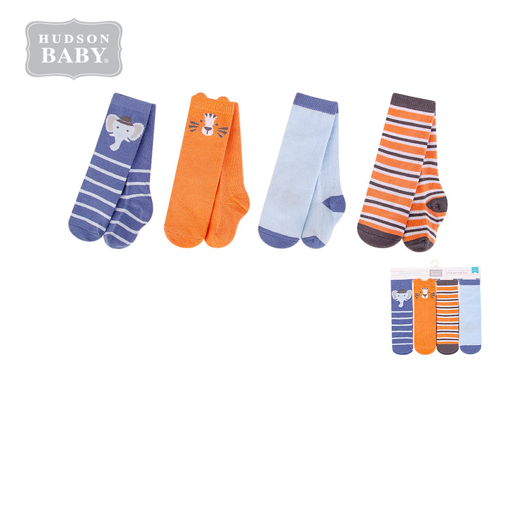 Hudson Baby Knee High Socks 4 Pairs Pack 00812CH - quixoticmuses