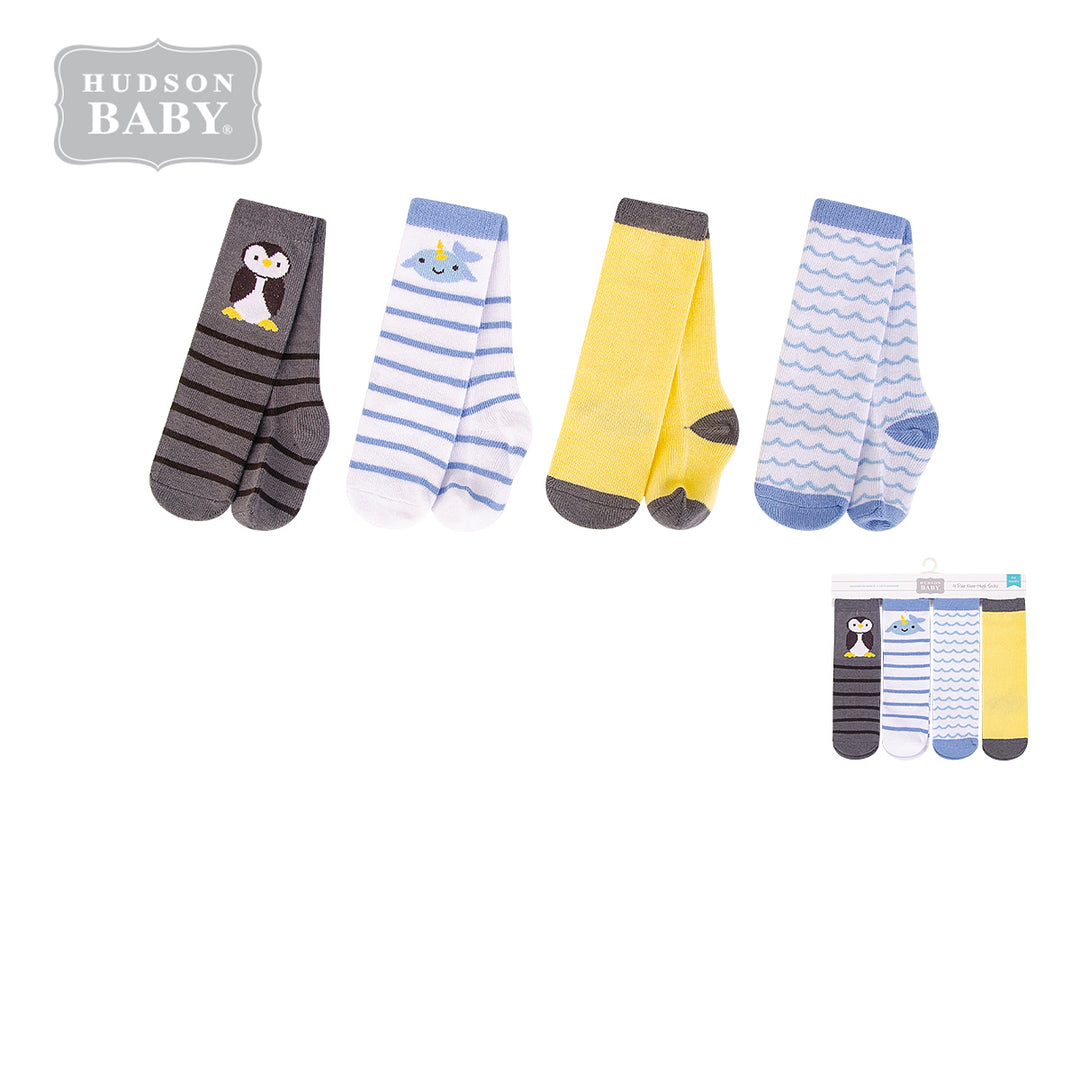 Hudson Baby Knee High Socks 4 Pairs Pack 00821CH - quixoticmuses