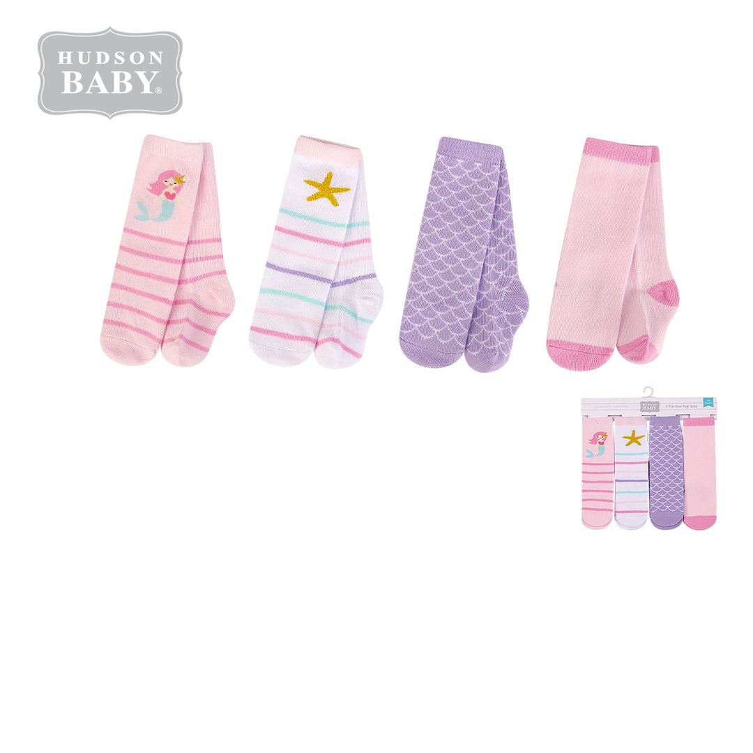 Hudson Baby Knee High Socks 4 Pairs Pack 00842CH - quixoticmuses