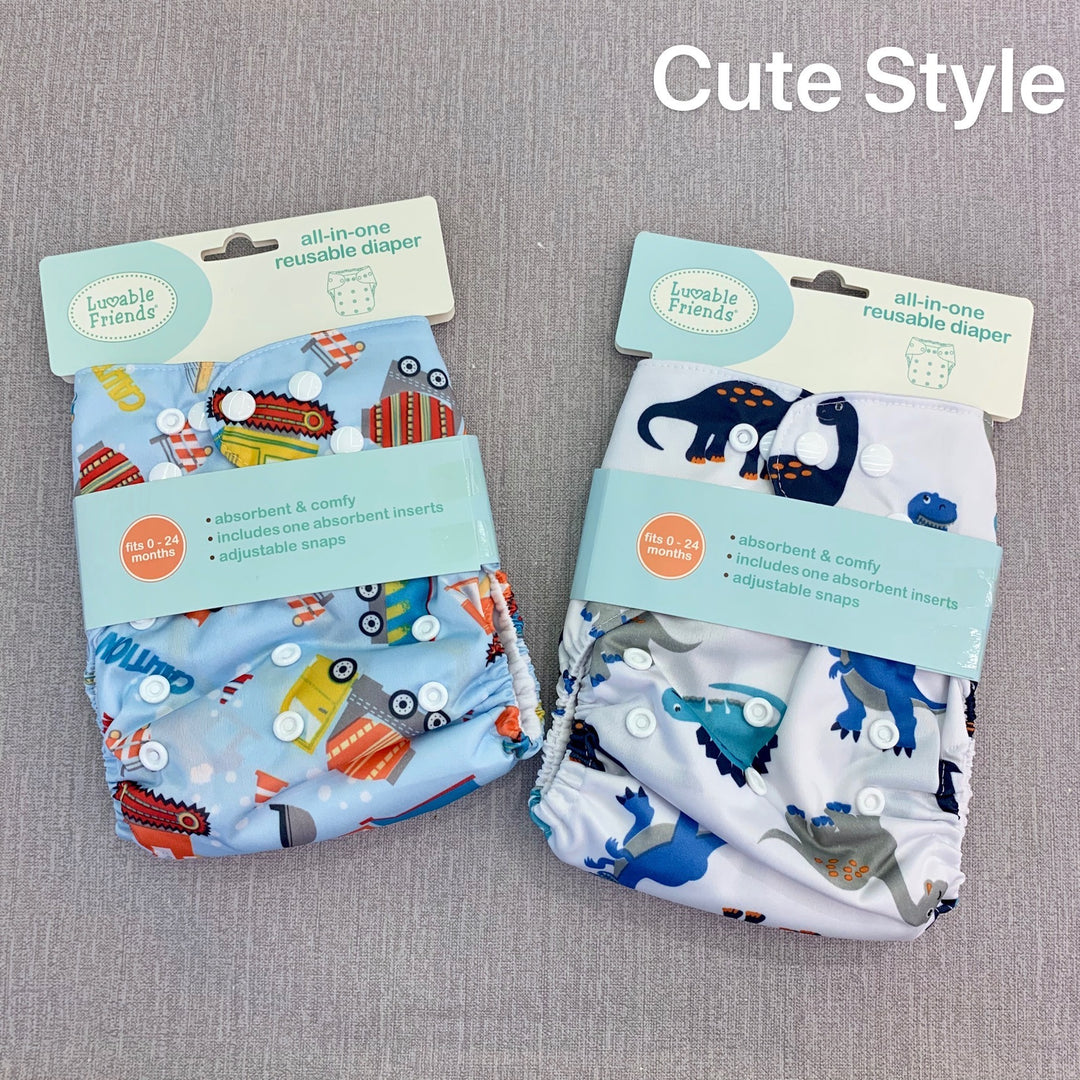 All In One Reusable Washable Adjustable Cloth Diapers Cover Baby Nappy 03973 - 0805 - quixoticmuses