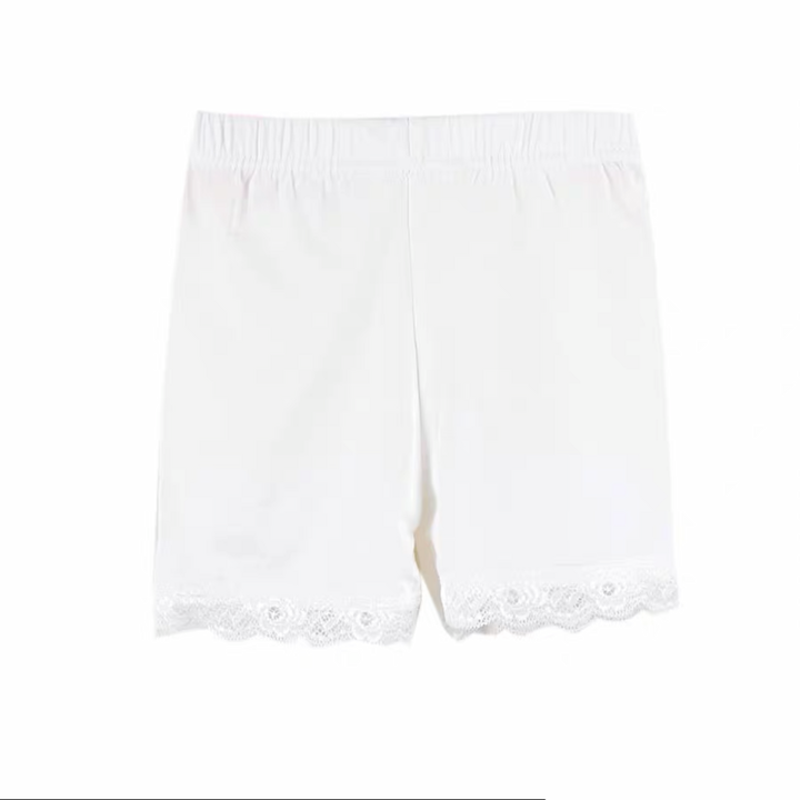 Baby Kids Girls Lace Solid Colour Safety Pants Shorts - quixoticmuses