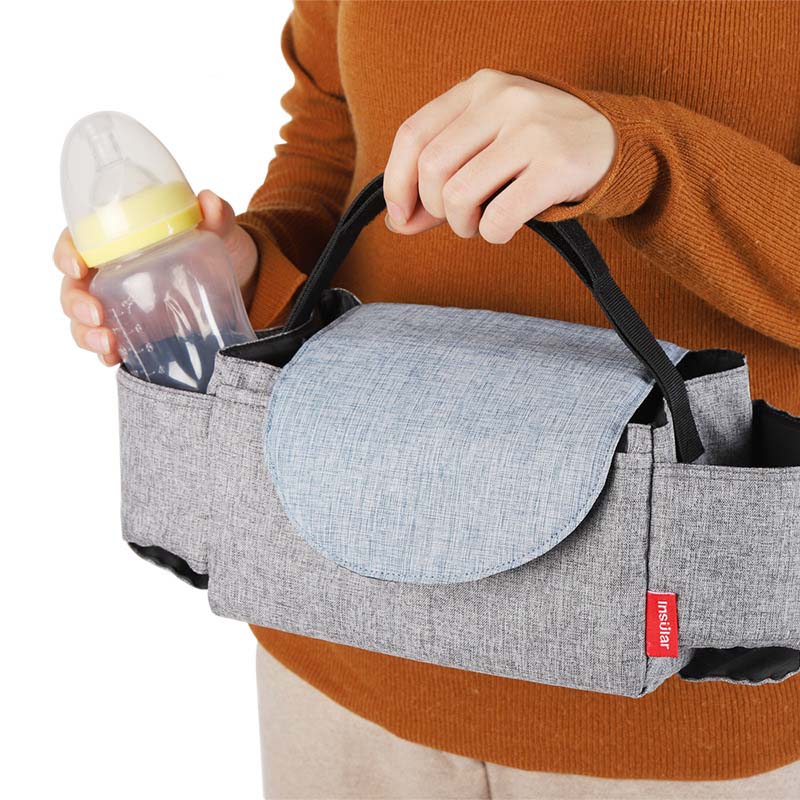 Baby Stroller Organizer Bag Pram Hang Pouch - quixoticmuses