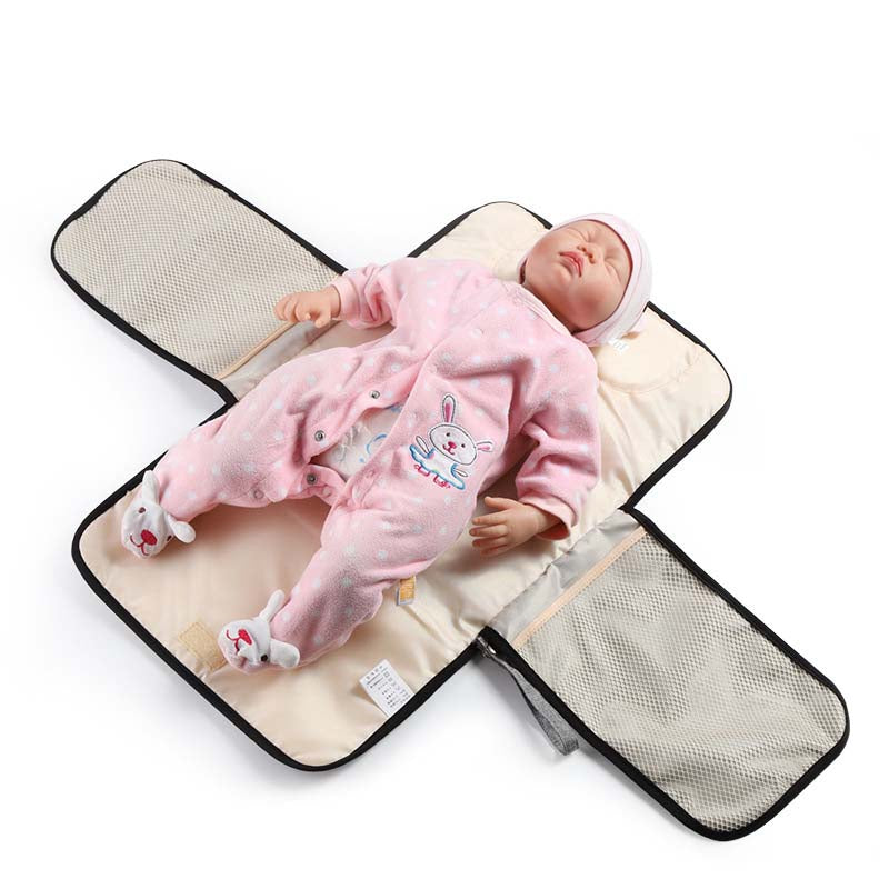 Baby Portable Diaper Changing Pad Waterproof Travel Changing Mat Station - quixoticmuses