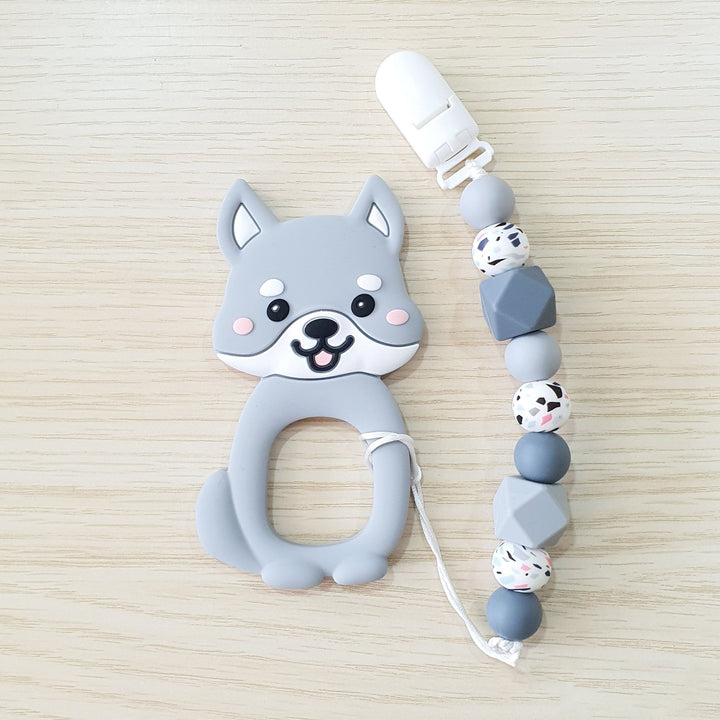 Cutie Shiba Baby Silicone Teether Set - quixoticmuses