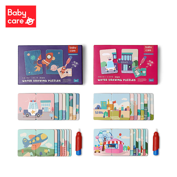 Babycare Baby Water Drawing Puzzles Early Education - quixoticmuses