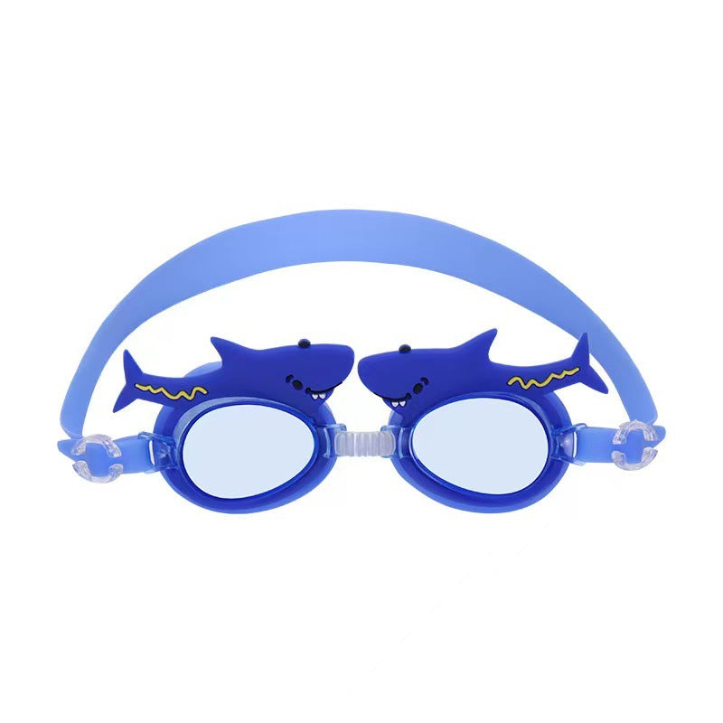 Kid's Swimming Goggles Anti-fog Wide Vision Silicone Frame - quixoticmuses