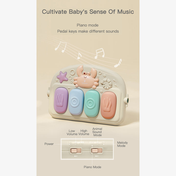 Babycare Baby Play Mat Toys Musical Piano Activity Gym - quixoticmuses