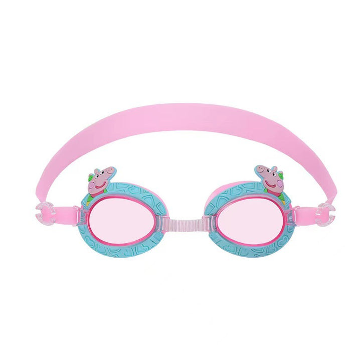 Kid's Swimming Goggles Anti-fog Wide Vision Silicone Frame - quixoticmuses