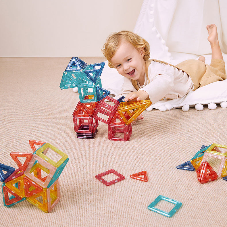 Babycare Baby & Kids Magnetic Building Blocks Set Early Educational Toy - quixoticmuses