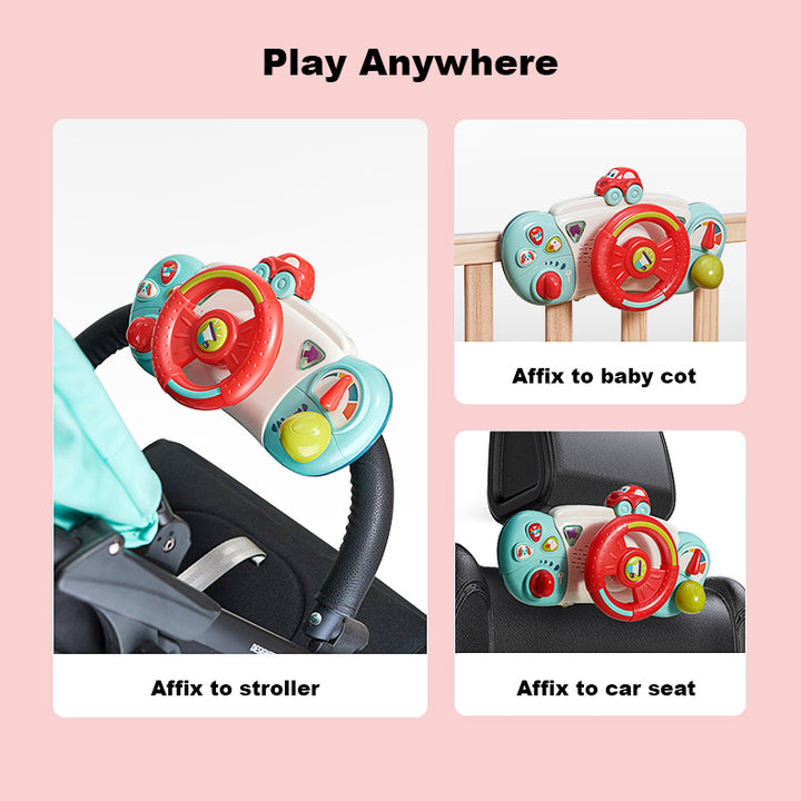 Babycare Baby Steering Wheel Driving Toy - quixoticmuses