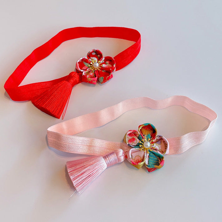 Chinese New Year CNY Baby Girl's Headband Headwrap Hair Accessories - quixoticmuses