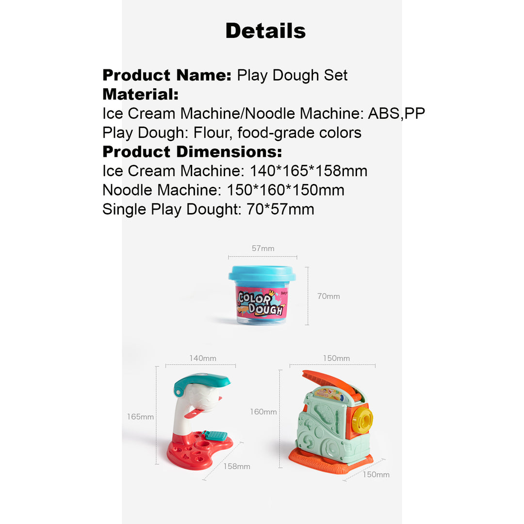 Babycare Baby Rice Play Modeling Dough Set - quixoticmuses