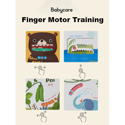 Babycare Sliding & Learning Book Peek-A-Flap Book - quixoticmuses