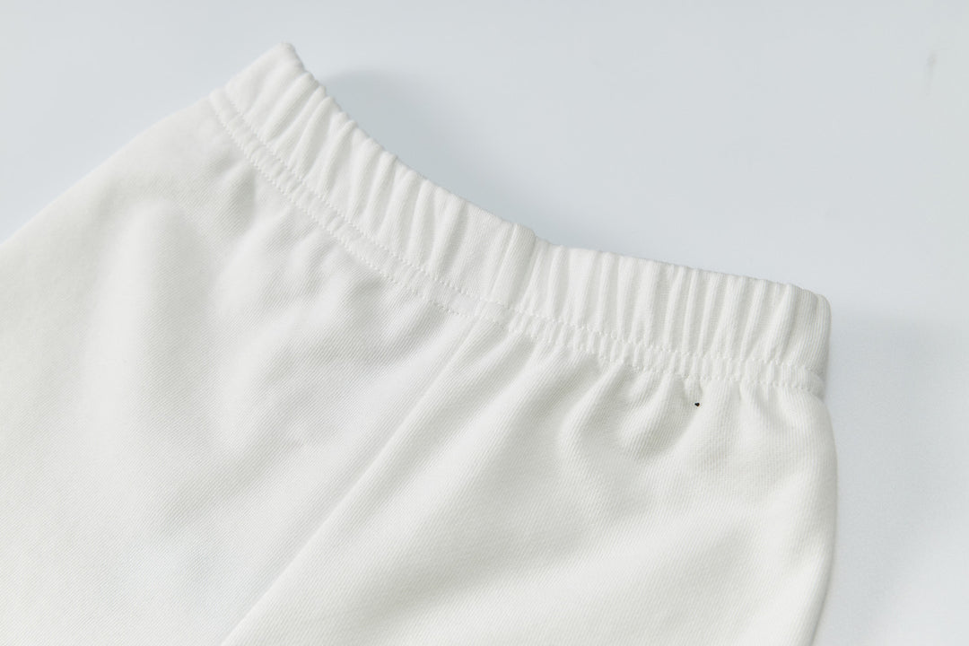 Baby Kids Plain White Shorts 100% Cotton Bottom National Day Outfit 2022 - quixoticmuses