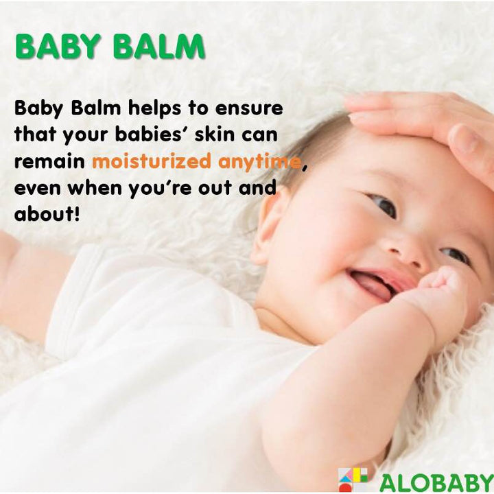 ALOBABY Baby Balm (19g) - Indoors and Outdoors Organic Baby Moisturizer - quixoticmuses