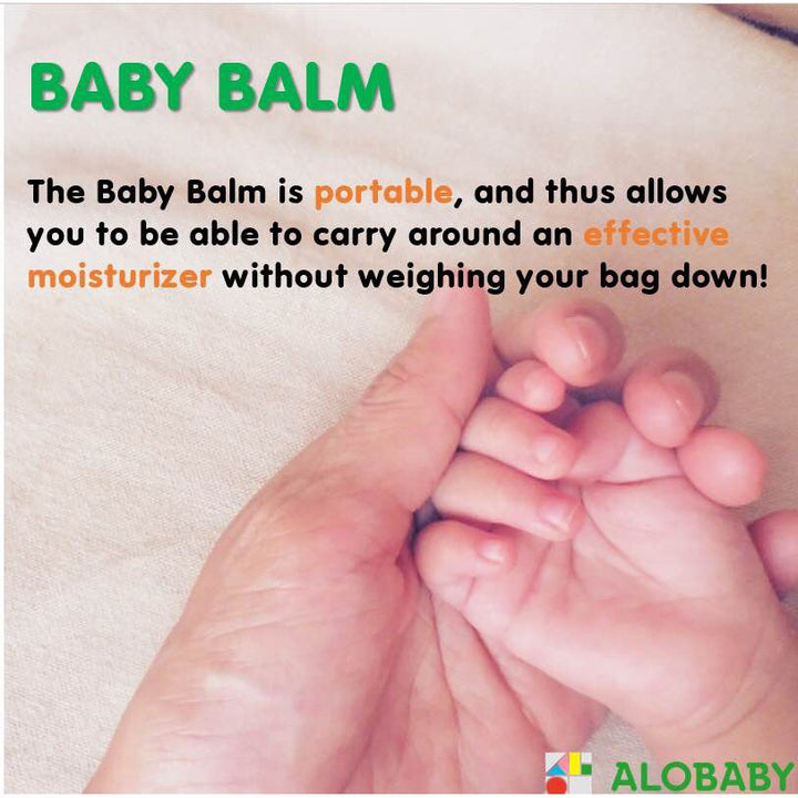 ALOBABY Baby Balm (19g) - Indoors and Outdoors Organic Baby Moisturizer - quixoticmuses