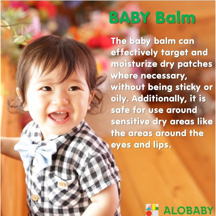 ALOBABY Baby Balm (19g) - Indoors and Outdoors Organic Baby Moisturizer - quixoticmuses