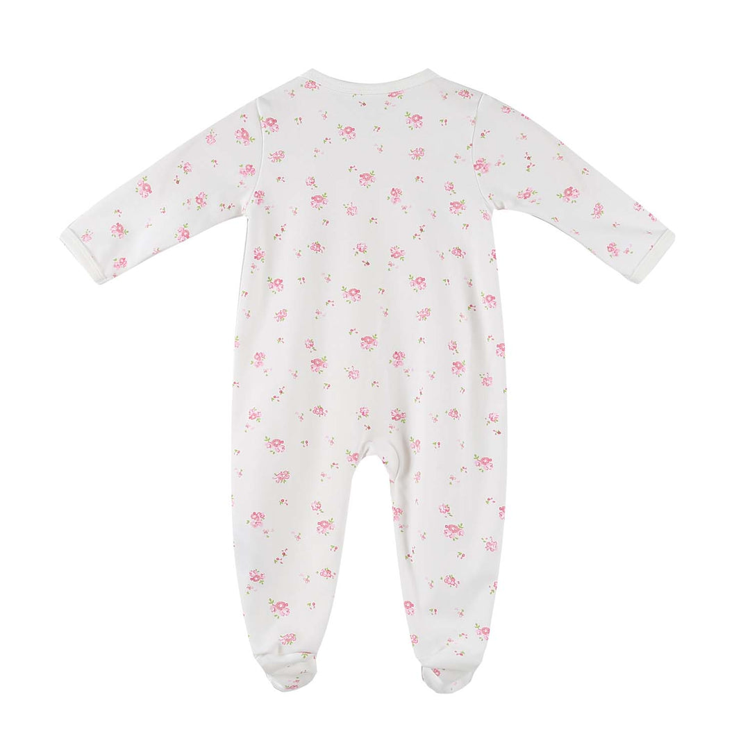 Baby Embroidered Bee Two Way Zip Sleepsuit All In One Jumpsuit - quixoticmuses