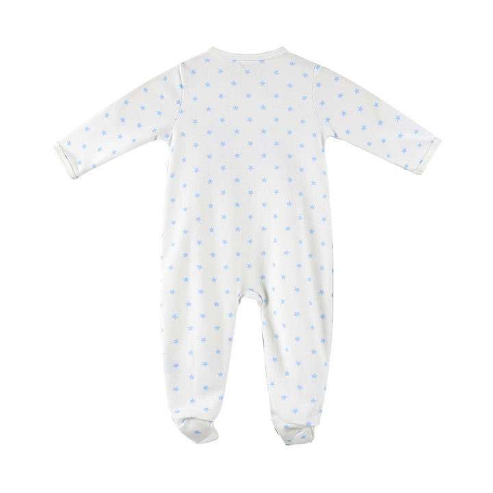 Baby Embroidered Bulldozer Two Way Zip Sleepsuit All In One Jumpsuit - quixoticmuses