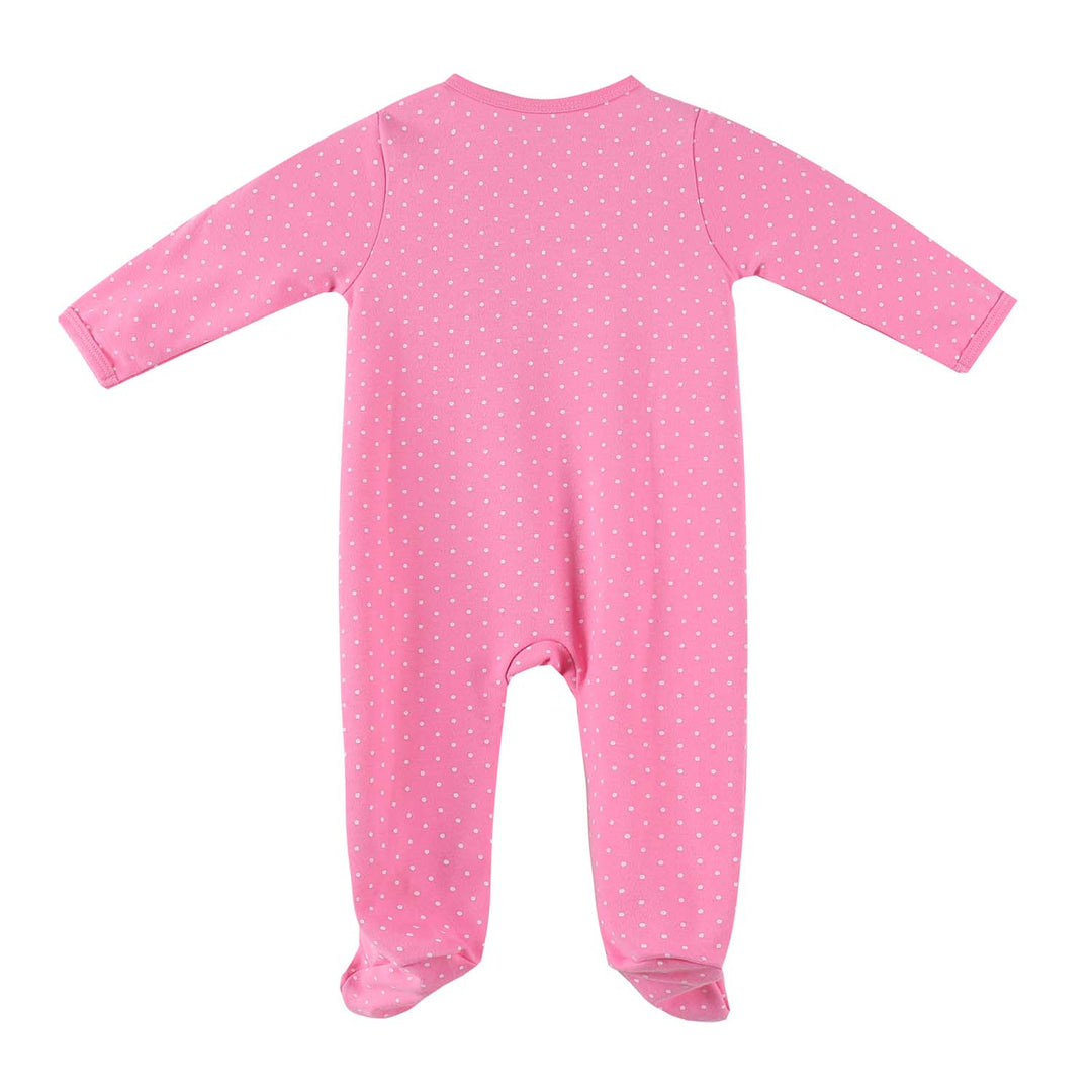 Baby Embroidered Bunny Two Way Zip Sleepsuit All In One Jumpsuit - quixoticmuses