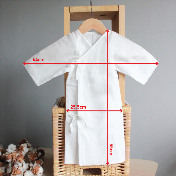 Suzuran Baby Gauze Undershirt (Long) 2pcs - quixoticmuses