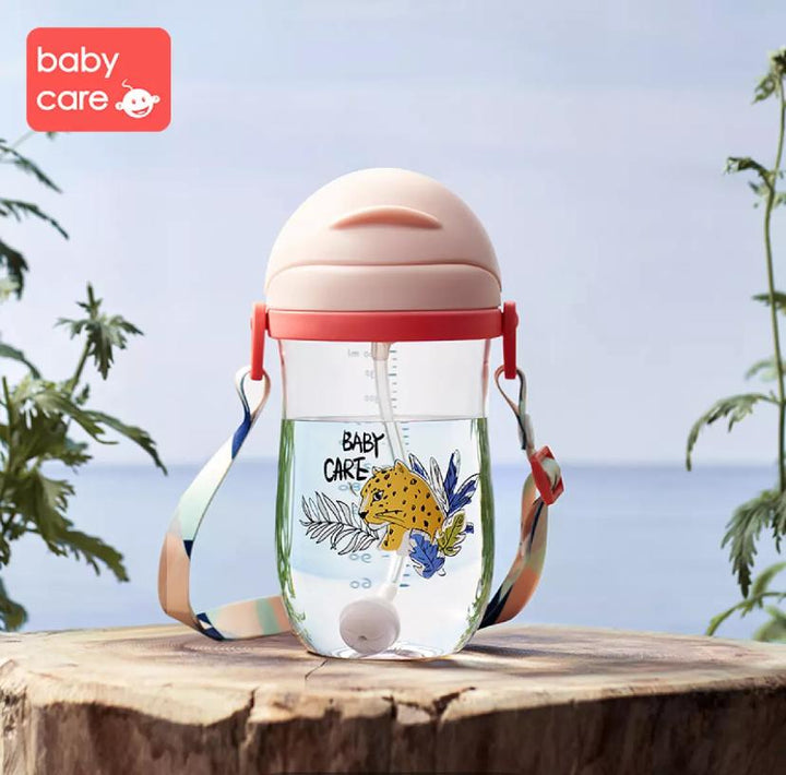 Babycare Baby Sippy Cups Training Cup Water Drinking Bottle Straw Cup 240ml 360ml - quixoticmuses