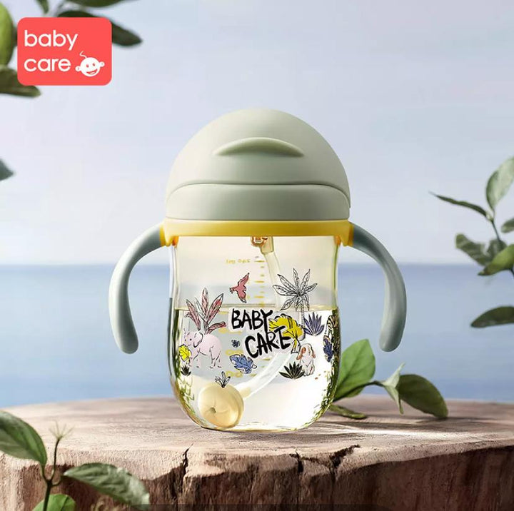 Babycare Baby Sippy Cups Training Cup Water Drinking Bottle Straw Cup 240ml 360ml - quixoticmuses