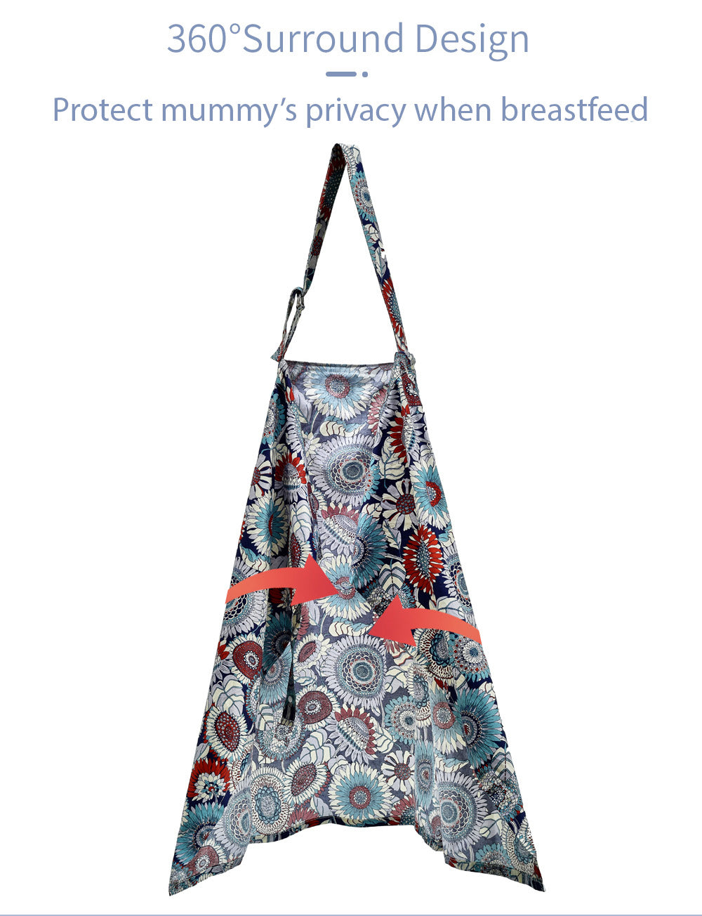 Breathable Cotton Baby Feeding Nursing Cover Mummy Breastfeeding Cover Poncho Shawl Stroller Blanket - quixoticmuses